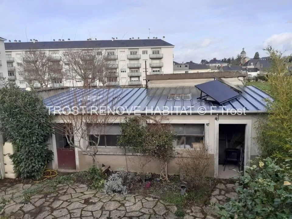 Rénovation d'une toiture en bac acier à Angers