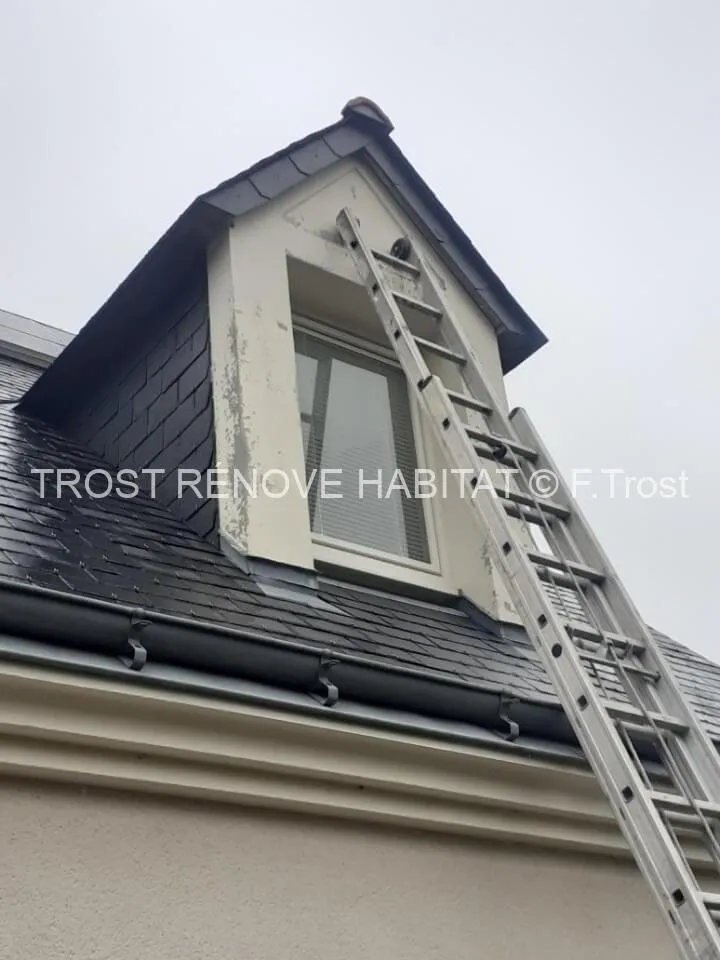 Avant : Peinture façade extérieure aux Ponts-de-Cé, Les Ponts-de-Cé
