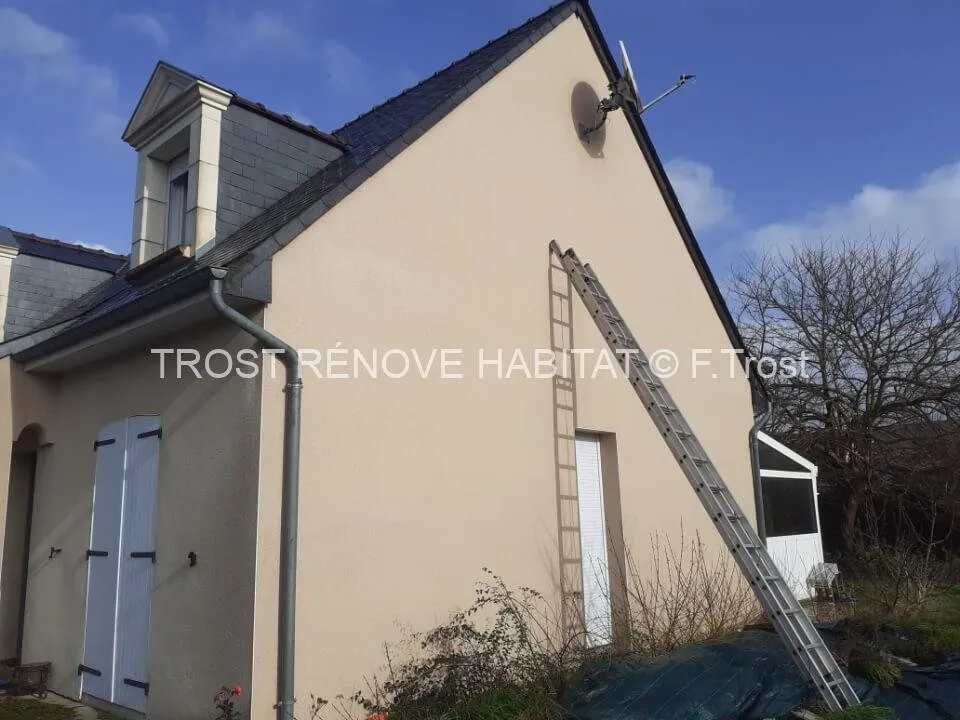 Après : Nettoyage d'une façade / pignon à Sainte-Gemmes-sur-Loire