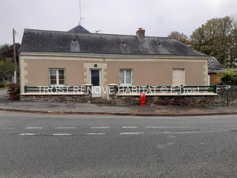 Après : Nettoyage d'une façade à Brain-sur-l'Authion