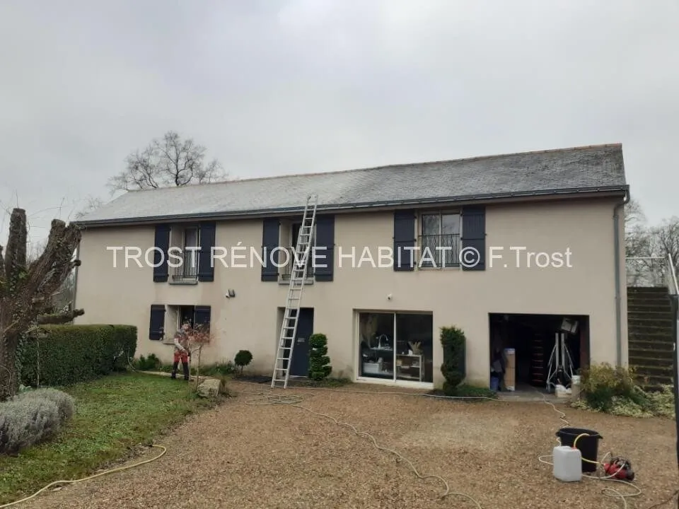 Nettoyage d'une toiture à Mozé-sur-Louet