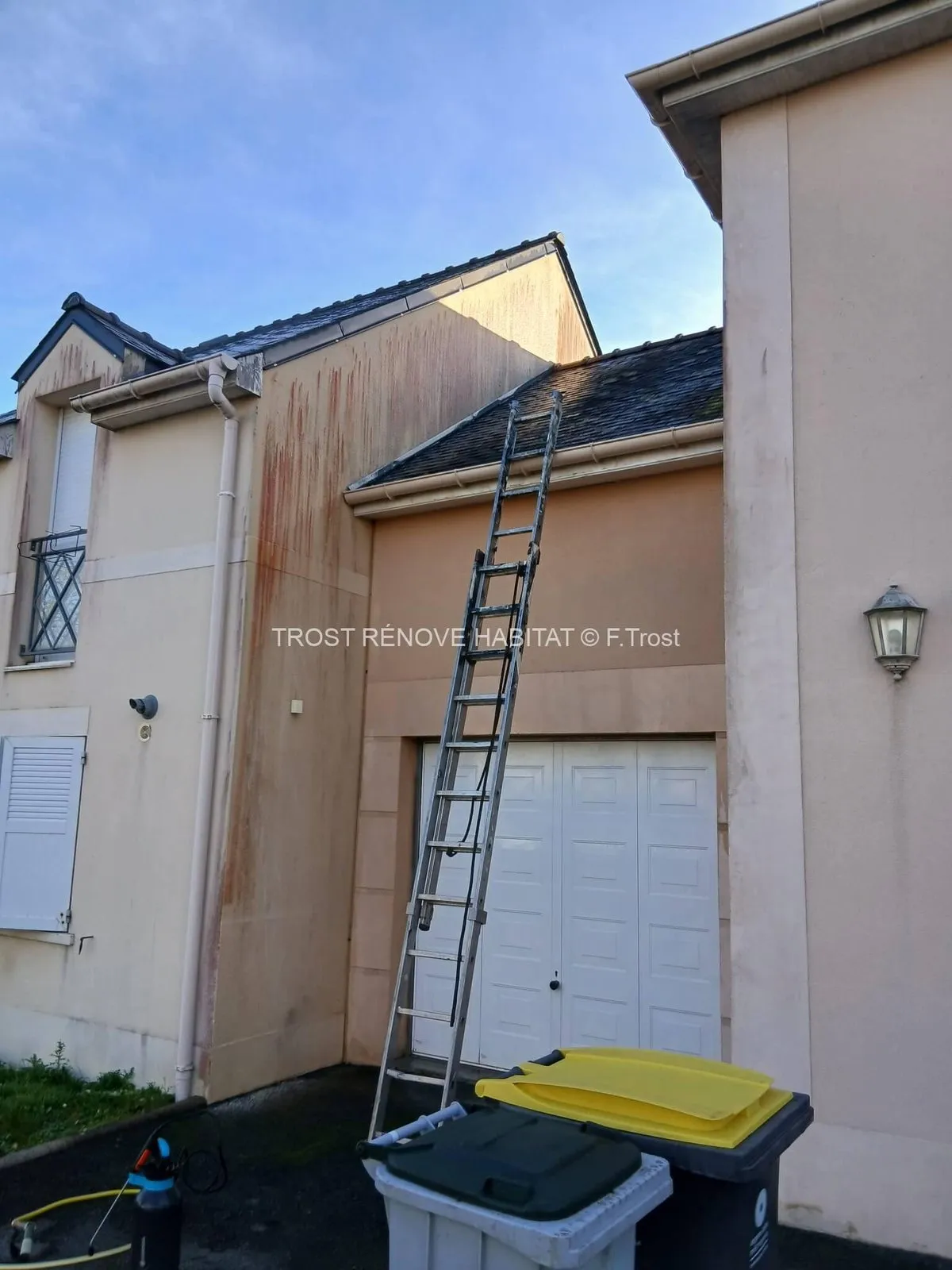 Nettoyage d'une façade à Angers