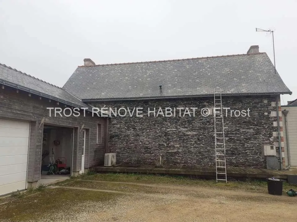 Traitement anti-mousse d'une toiture, Pellouailles-les-Vignes