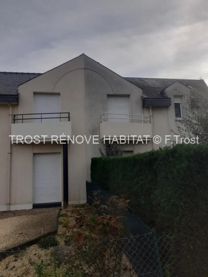 Nettoyage d'une façade à Corné – Loire Authion