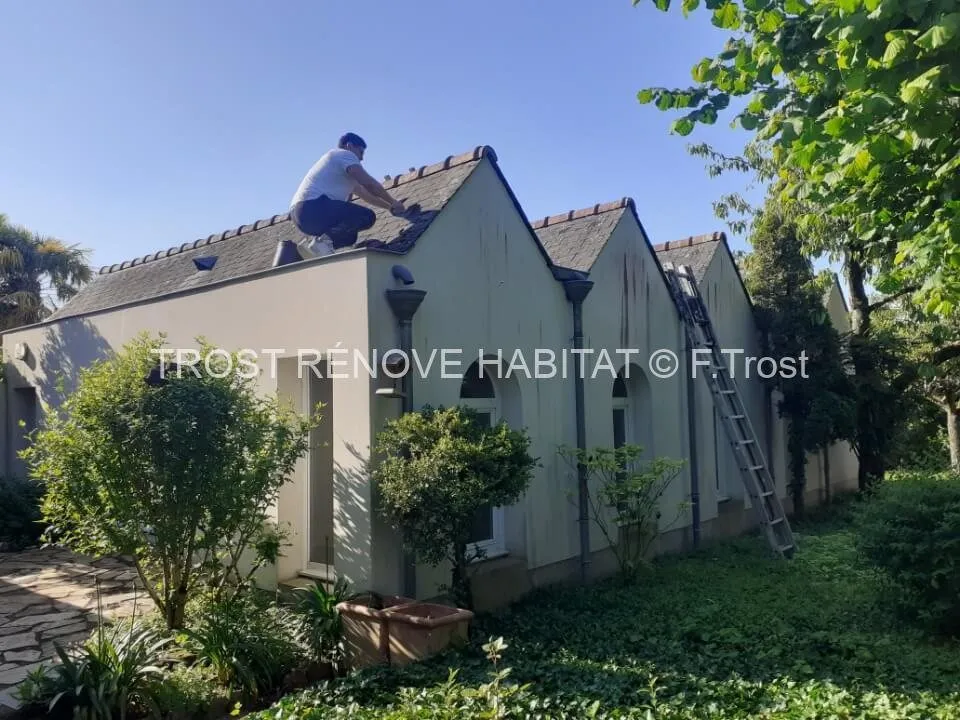 Rénovation et nettoyage d'un bâtiment à Angers