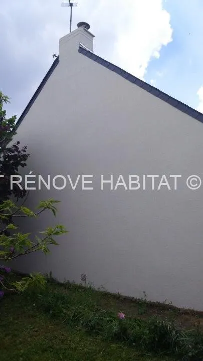 Après : Travaux peinture ravalement de façade à Angers