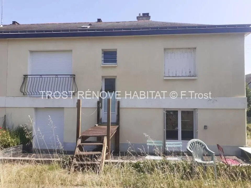 Après : Nettoyage d'une façade à Bouchemaine