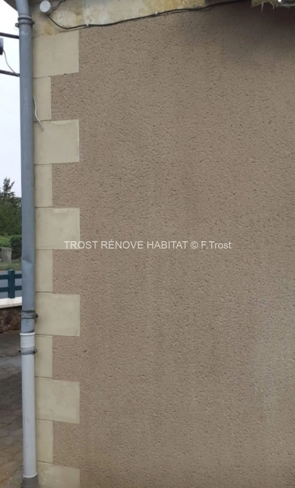 Après : Nettoyage d'une façade à Brissac-Quincé