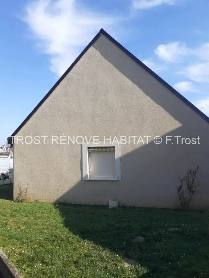 Après : Nettoyage d'une façade / pignon à Avrillé